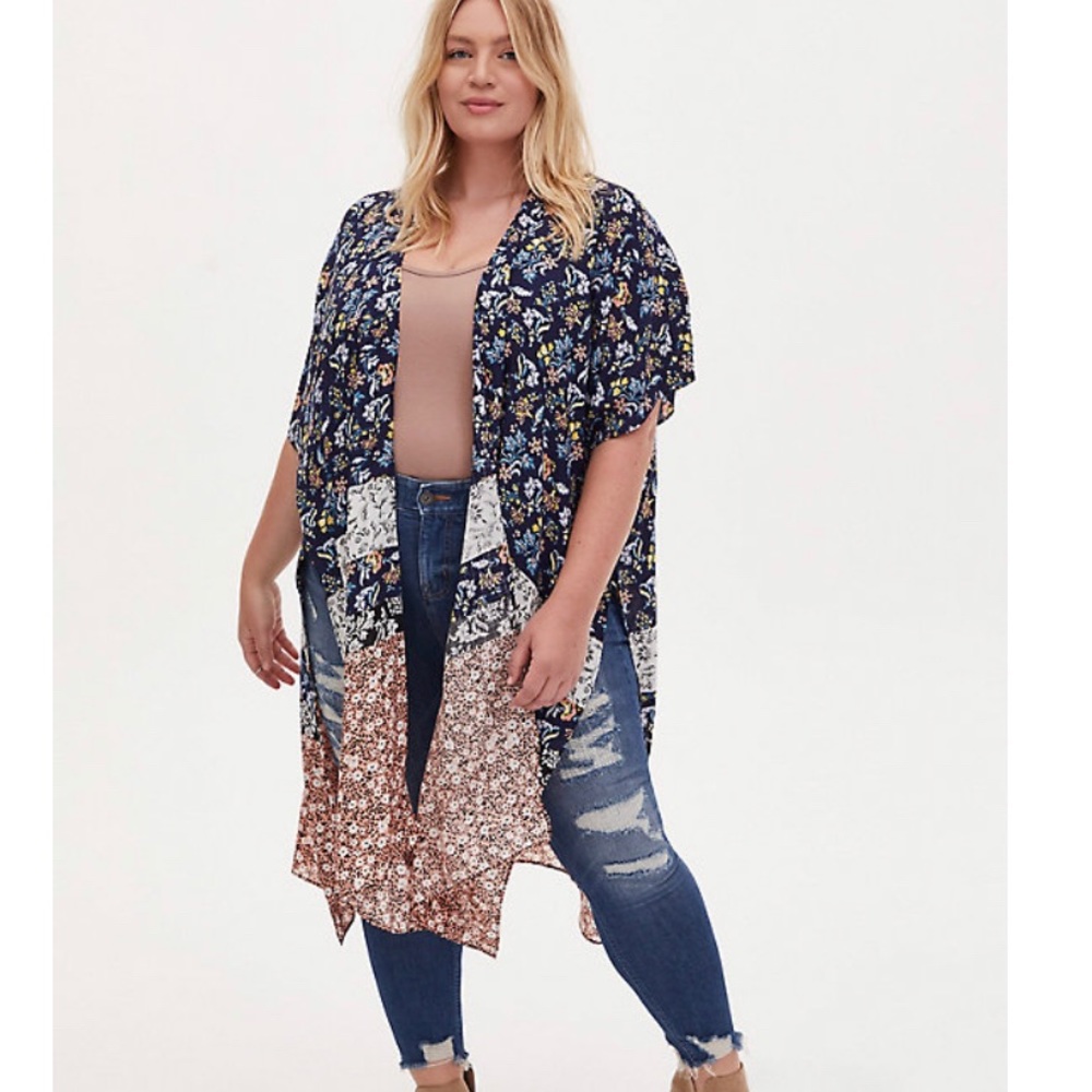 Torrid floral kimono